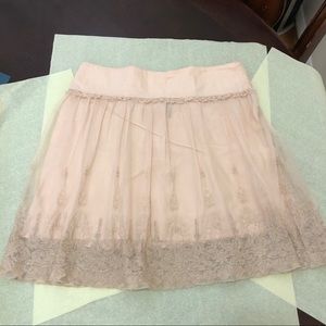 Beautiful Summer-Like Lace Skirt, 100% Cotton Line